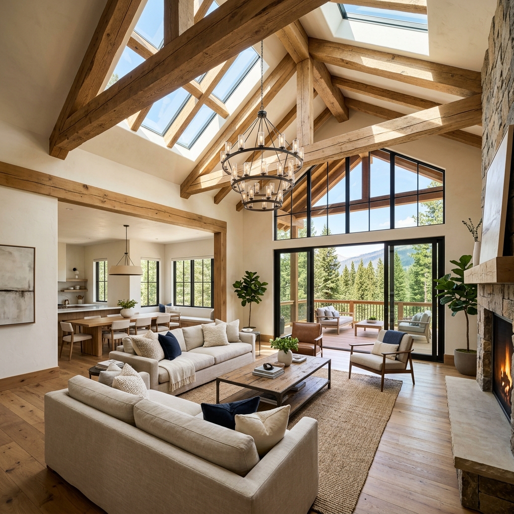 Luxury vacation rental interior